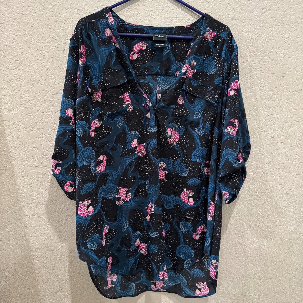 Torrid Harper Cheshire Cat Blouse - Alice in Wonderland